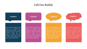 Editable Call Out Bubble PowerPoint Presentation Slide