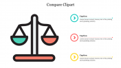 Compare Clipart PowerPoint Template Design Presentation