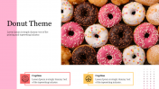 Donut Theme PowerPoint Presentation Template Design