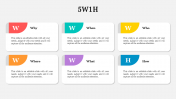 5W1H Google Slides and PowerPoint Template Presentation