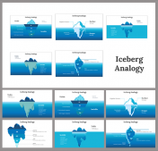 Iceberg Analogy PPT Presentation and Google Slides Themes