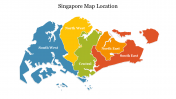Singapore Map Location PPT Template and Google Slides