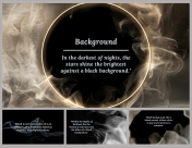 Black Background Aesthetic PPT And Google Slides Templates