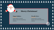 Merry Christmas Template PowerPoint Free Download Slide