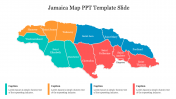 Simple Jamaica Map PowerPoint Presentation Download Slide