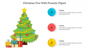Decorative Christmas Tree With Presents Clipart Presentation 