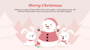Cute Girly Christmas Wallpapers PowerPoint Template