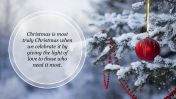 Background Winter Christmas PPT Template and Google Slides