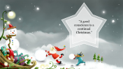 Sweet Cute Christmas Backgrounds For Kids PowerPoint Presentation