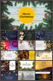 Christmas Season Background Presentation And Google slides