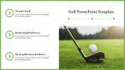 Free Golf PowerPoint Template Presentation and Google Slides