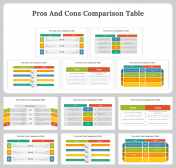 Pros And Cons Comparison Table PowerPoint And Google Slides