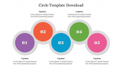 Infographic Circle Template Download PowerPoint Slide