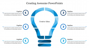 Creating Awesome PowerPoints Slide With Bulb Diagram