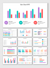 Innovative Bar Chart PowerPoint And Google Slides Themes