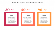 Simple 30 60 90 Day Plan PowerPoint Presentation Slide