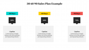 30 60 90 Sales Plan Example PPT Presentation Template
