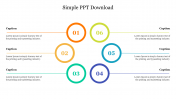 Simple PPT Download For Process Presentation Template