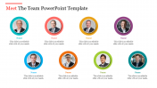 Editable Meet the Team PowerPoint Template and Google Slides