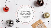 Happy Holidays Google Slides Theme and PPT Template Free