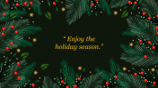 Happy Holidays Google Slides and PowerPoint Templates 