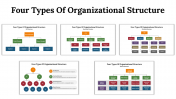 4 Types Of Organizational Structure PowerPoint Themes