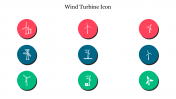 Wind Turbine Icon PowerPoint Presentation Template