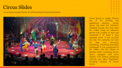 Attractive Modern Circus Slides PowerPoint Template