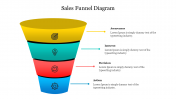 Multicolor Sales Funnel Diagram PowerPoint Template
