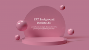 Stunning PPT Background Designs 3D Presentation -1 Node