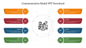 Multicolor Communication Model PPT Download Template