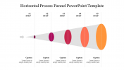 Horizontal Process Funnel PPT Template and Google Slides