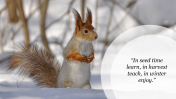 Cute Winter Animals PowerPoint Presentation