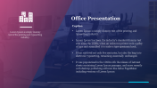 Attractive Office Presentation Template Slide