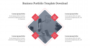 Stunning Business Portfolio Template Download Slide