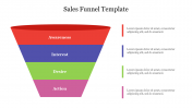 Attractive Sales Funnel Template For Presentation