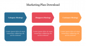 Simple Marketing Plan Download PowerPoint Template