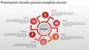 Six Node Rotational PowerPoint Circular Process Template