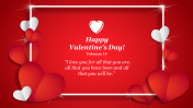 Valentines Day Heart Background For PowerPoint Design