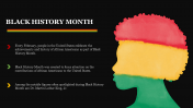 Awesome Black History Background PowerPoint Template