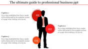 Three Node Professional Business PPT Slide