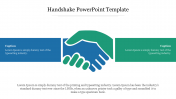 Amazing Handshake PowerPoint slides for presentation