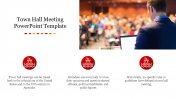 Town Hall Meeting Free PowerPoint Template & Google Slides