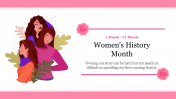 Attractive Womens History Month PowerPoint Template