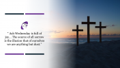 Creative Ash Wednesday PPT Background For Presentation