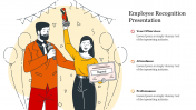 Attractive Employee Recognition Presentation Template