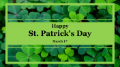 Awesome St Patricks Day PowerPoint Template Slide