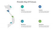 Printable Map Of Vietnam For PPT Presentation Template