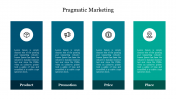 Four Noded Pragmatic Marketing PowerPoint Presentation