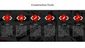 Editable Construction Tools Clipart Presentation Slide